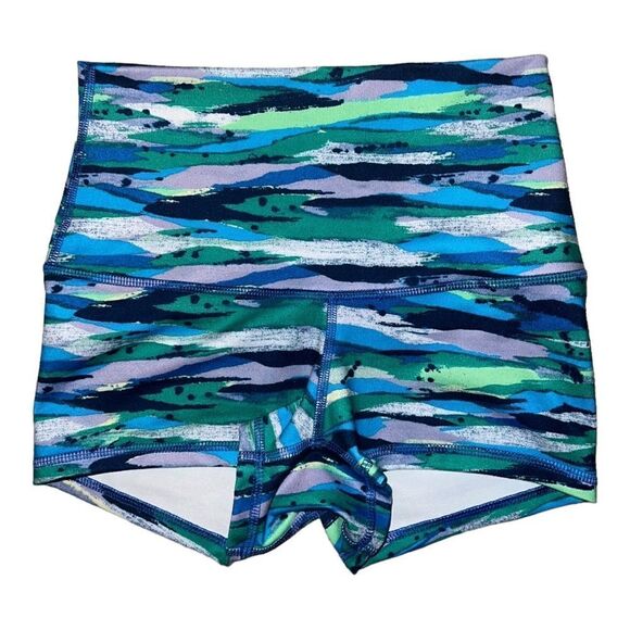 Lululemon Seven Wonders Boogie Shorts Full-On Luon Roll Down Size 4 EUC - Picture 1 of 4
